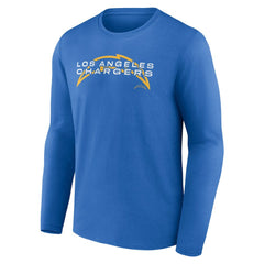Los Angeles Chargers Advance to Victory Long Sleeve T-Shirt Powder Blue
