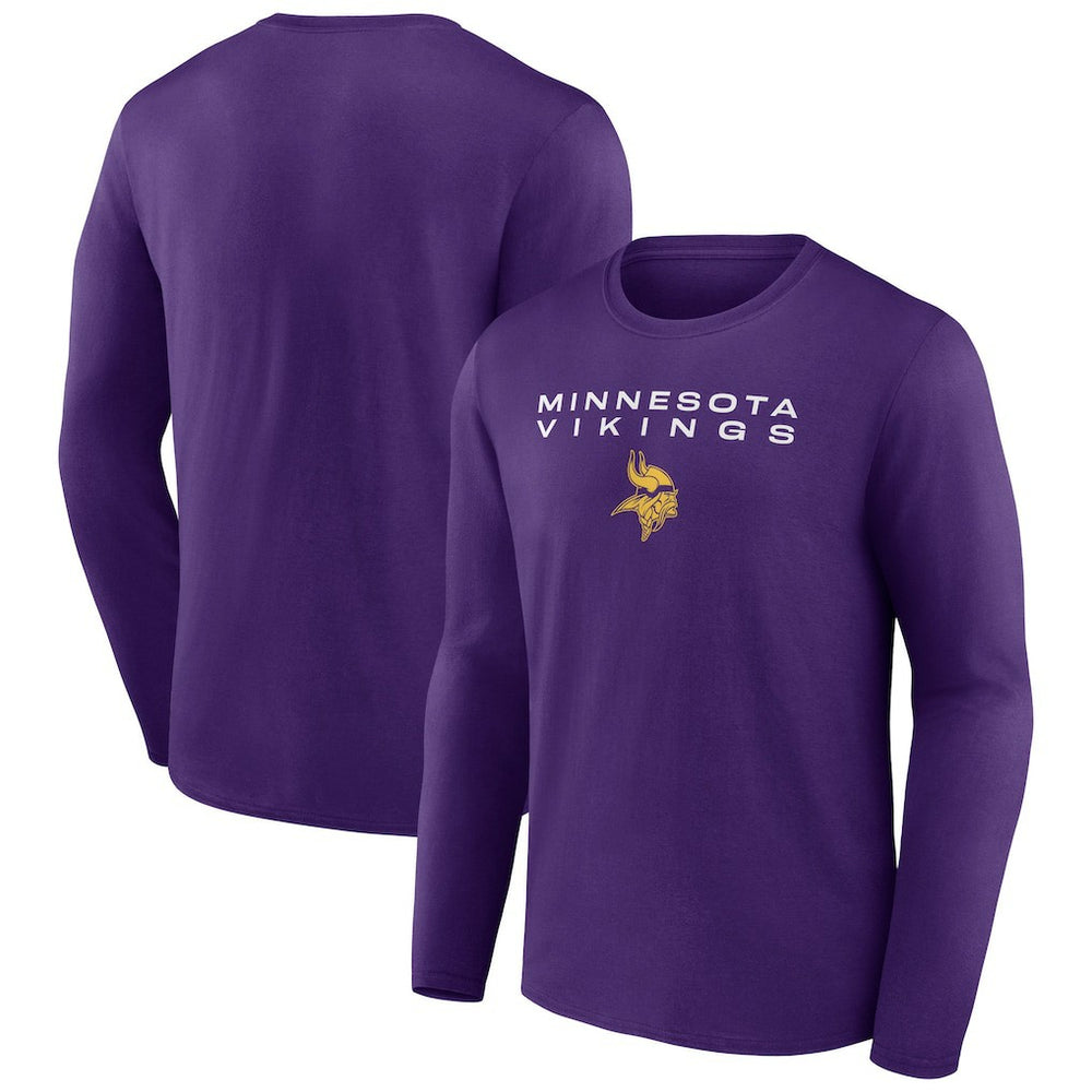 Minnesota Vikings Advance to Victory Long Sleeve T-Shirt Purple