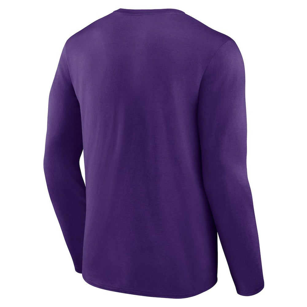 Minnesota Vikings Advance to Victory Long Sleeve T-Shirt Purple