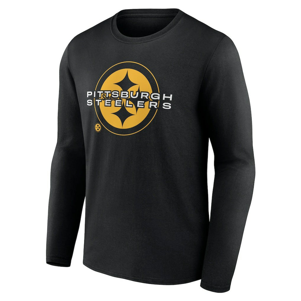 Pittsburgh Steelers Advance to Victory Long Sleeve T-Shirt Black