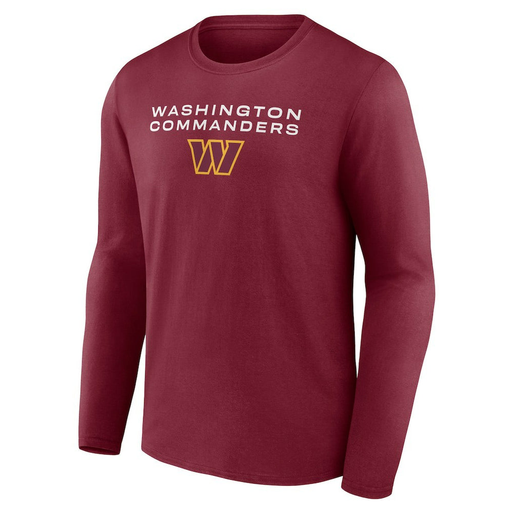 Washington Commanders Advance to Victory Long Sleeve T-Shirt Burgundy