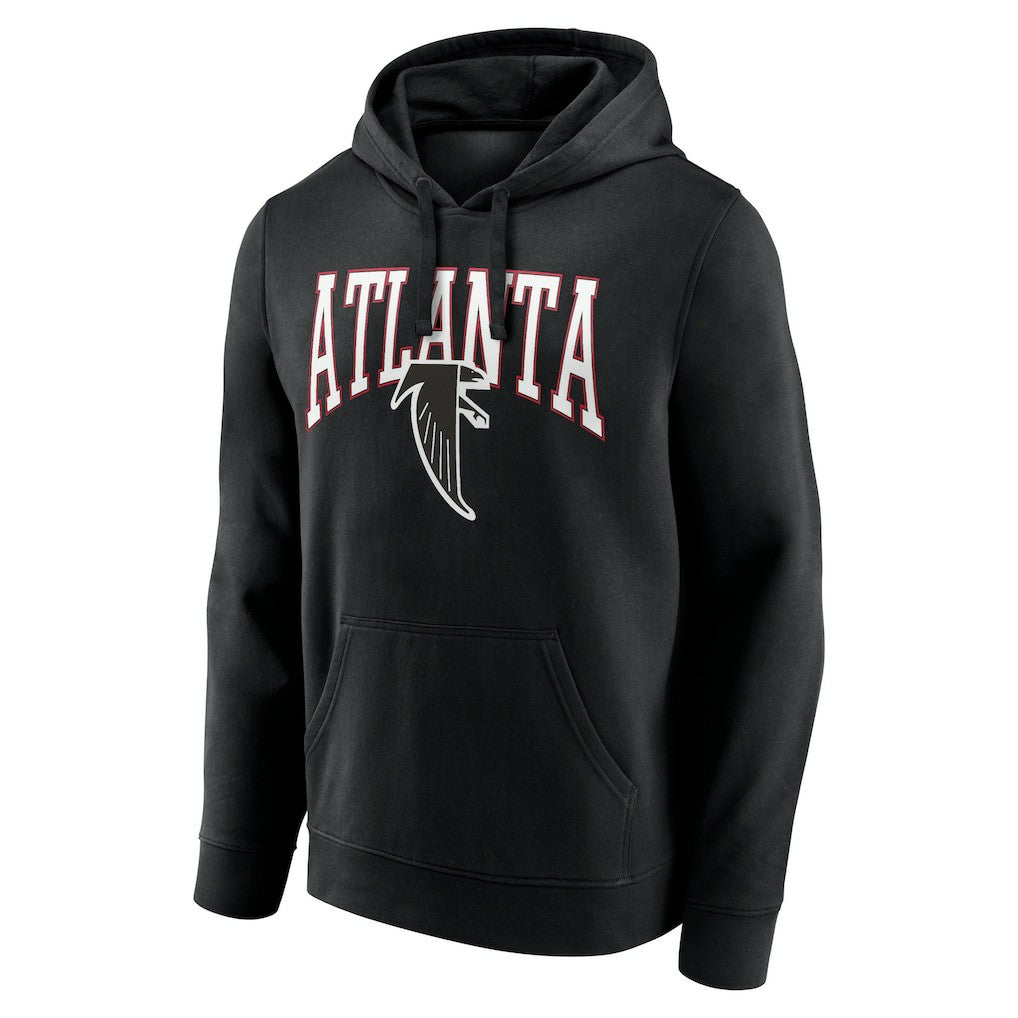 Atlanta Falcons Gridiron Classics Campus Standard Pullover Hoodie Black
