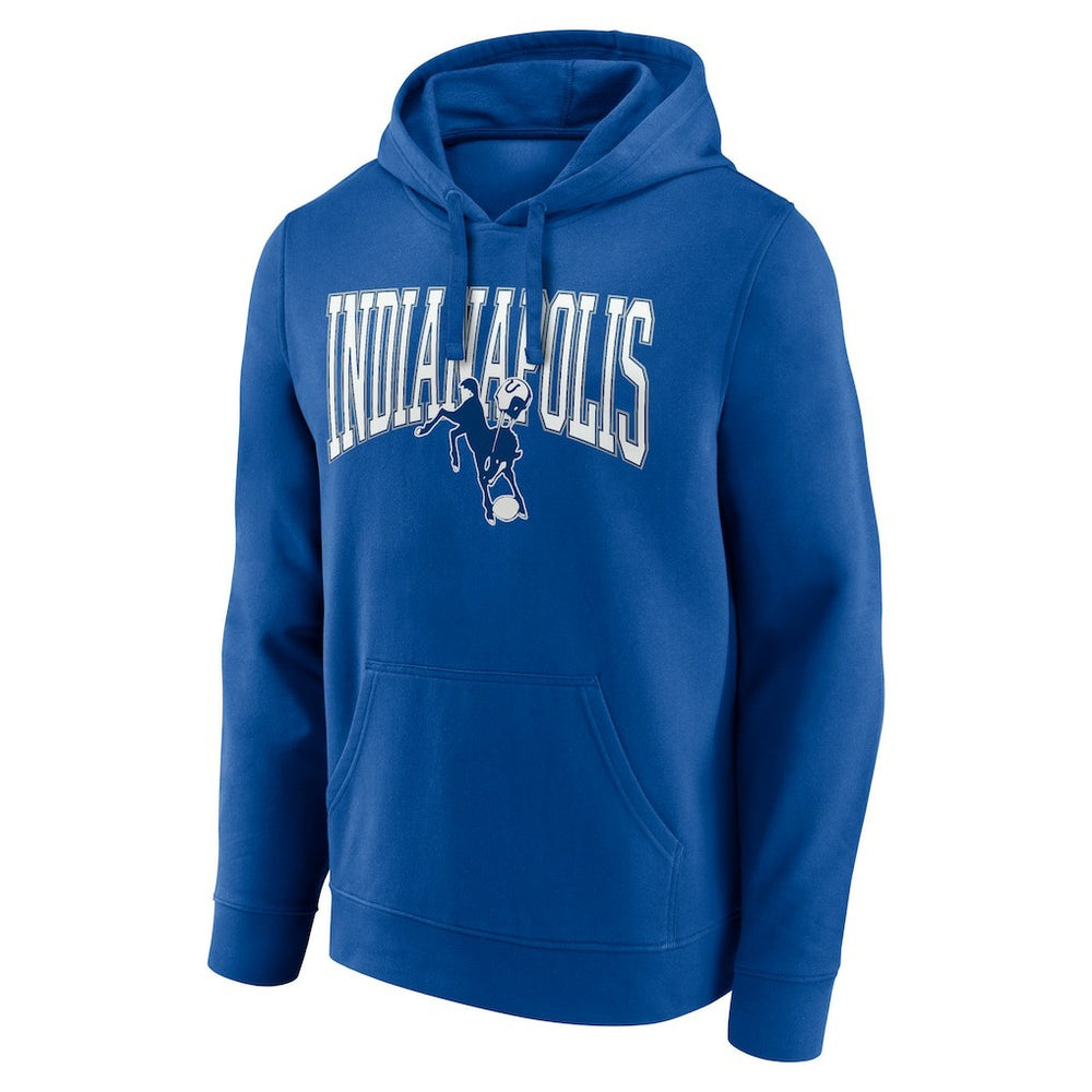 Indianapolis Colts Gridiron Classics Campus Standard Pullover Hoodie Royal
