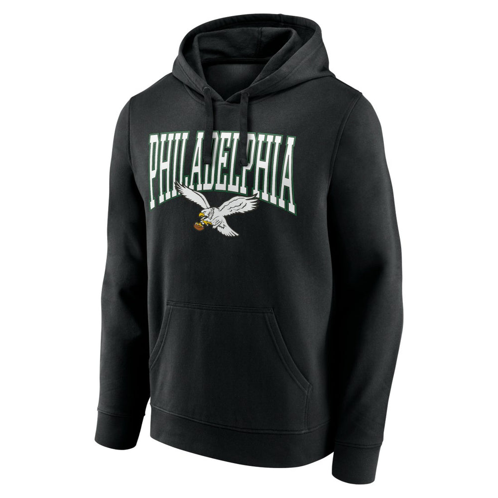 Philadelphia Eagles Gridiron Classics Campus Standard Pullover Hoodie Black