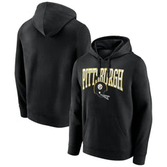 Pittsburgh Steelers Gridiron Classics Campus Standard Pullover Hoodie Black