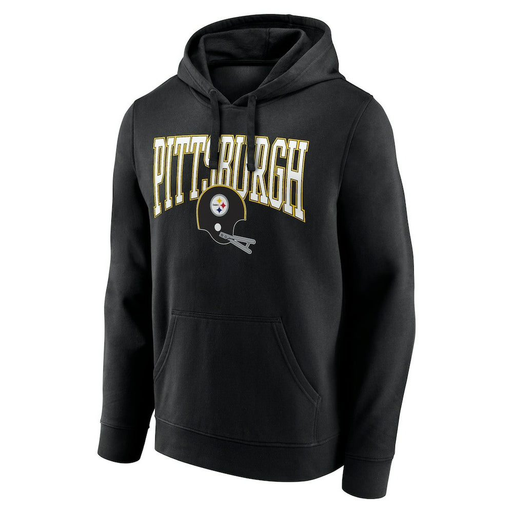 Pittsburgh Steelers Gridiron Classics Campus Standard Pullover Hoodie Black