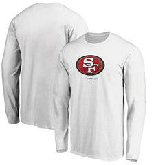 San Francisco 49ers Team Lockup Long Sleeve T-Shirt White