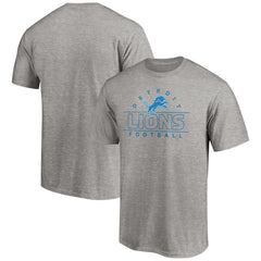 Detroit Lions Dual Threat T-Shirt Heather Gray
