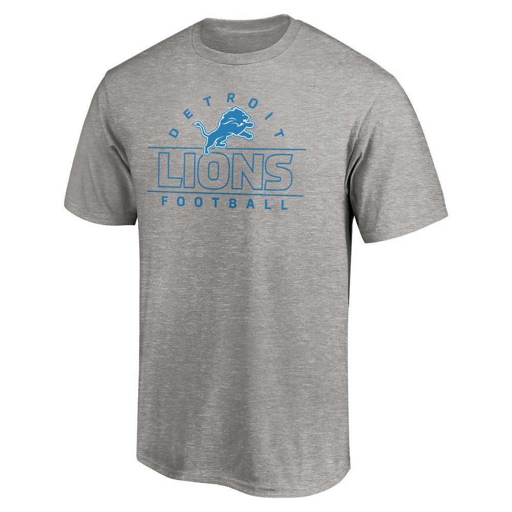 Detroit Lions Dual Threat T-Shirt Heather Gray