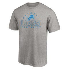 Detroit Lions Dual Threat T-Shirt Heather Gray