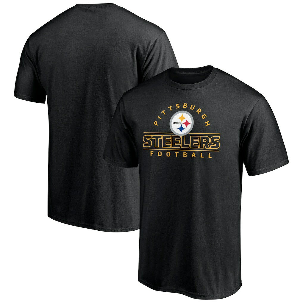 Pittsburgh Steelers Dual Threat T-Shirt Black