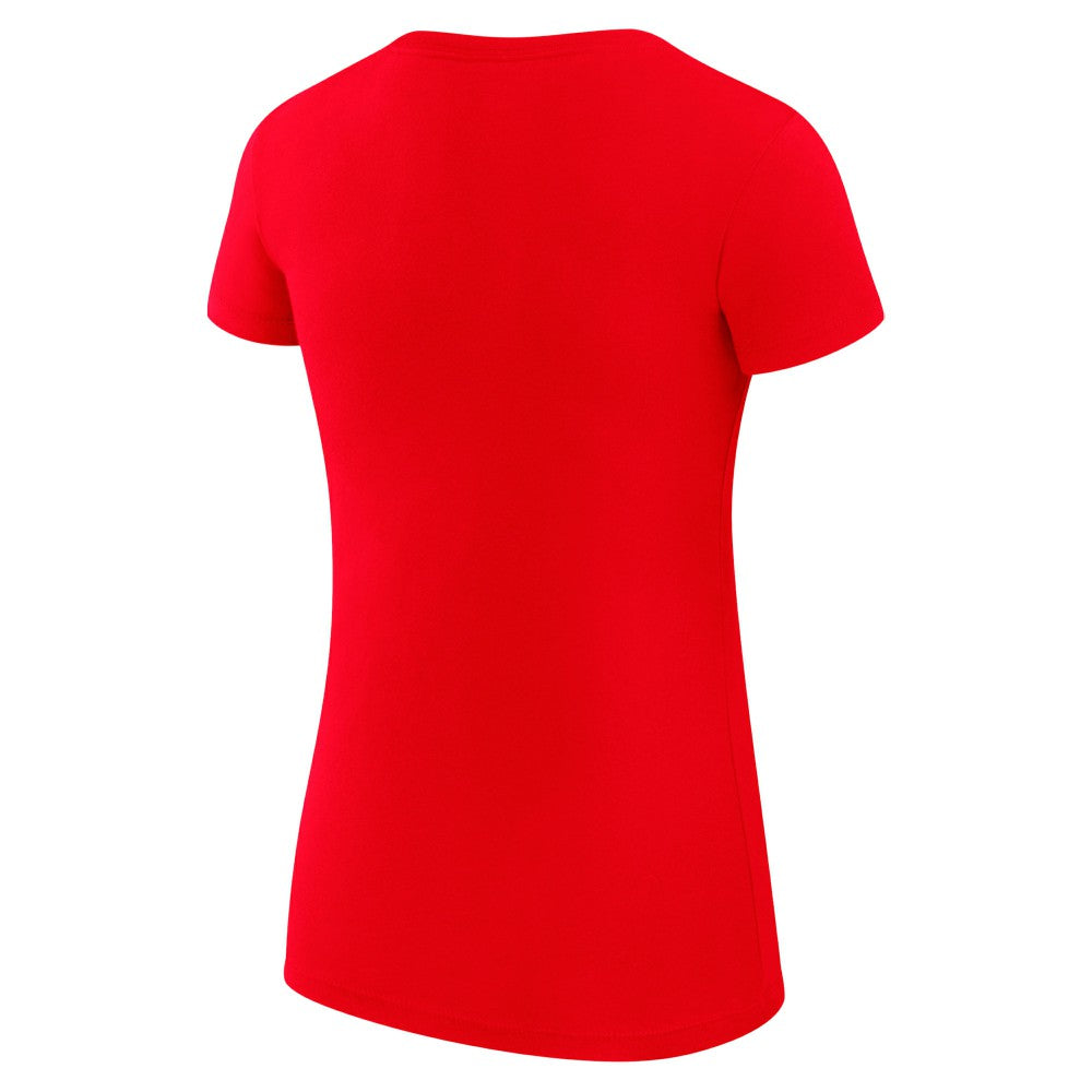 Cincinnati Reds G-III 4Her by Carl Banks Women's Super-Slim Fit Lightweight Heart Graphic T-Shirt - Red T-shirts