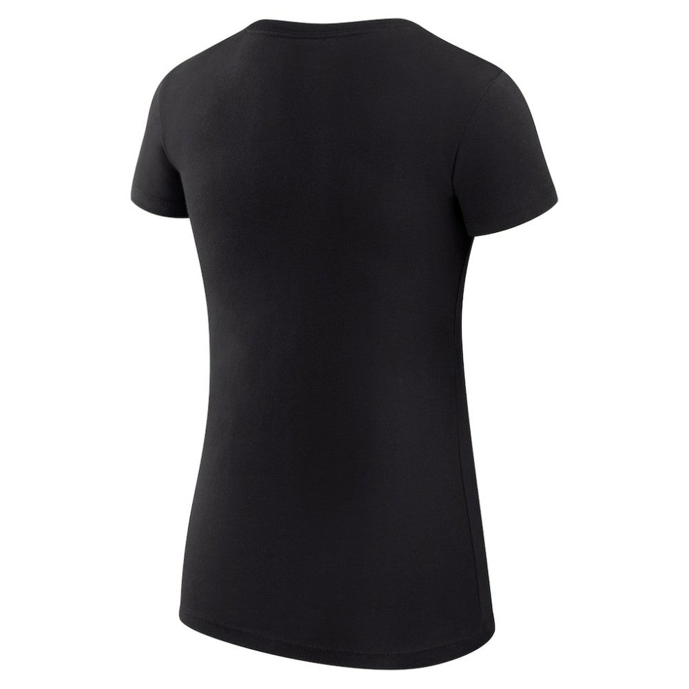 San Diego Padres G-III 4Her by Carl Banks Women's Super-Slim Fit Lightweight Heart Graphic T-Shirt - Black T-shirts