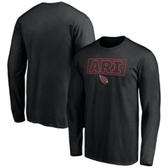 Arizona Cardinals Squad Throwbacks Long Sleeve T-Shirt Black
