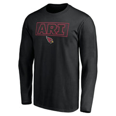 Arizona Cardinals Squad Throwbacks Long Sleeve T-Shirt Black