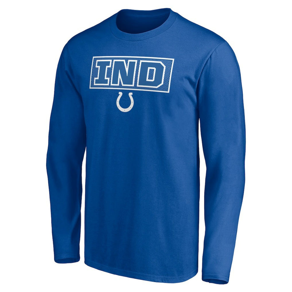 Indianapolis Colts Squad Throwbacks Long Sleeve T-Shirt Royal