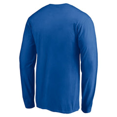 New York Giants Squad Throwbacks Long Sleeve T-Shirt Royal