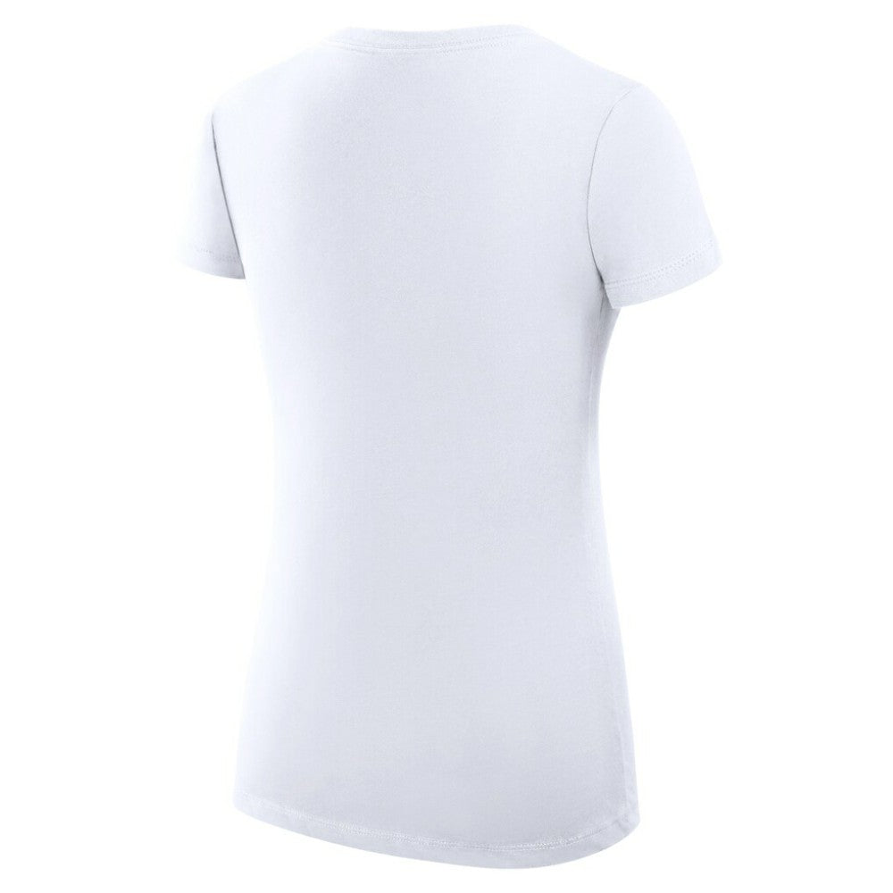 Toronto Blue Jays G-III 4Her by Carl Banks Women's Super-Slim Fit Lightweight Heart V-Neck T-Shirt - White T-shirts