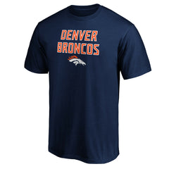 Denver Broncos Game Day Stack T-Shirt Navy