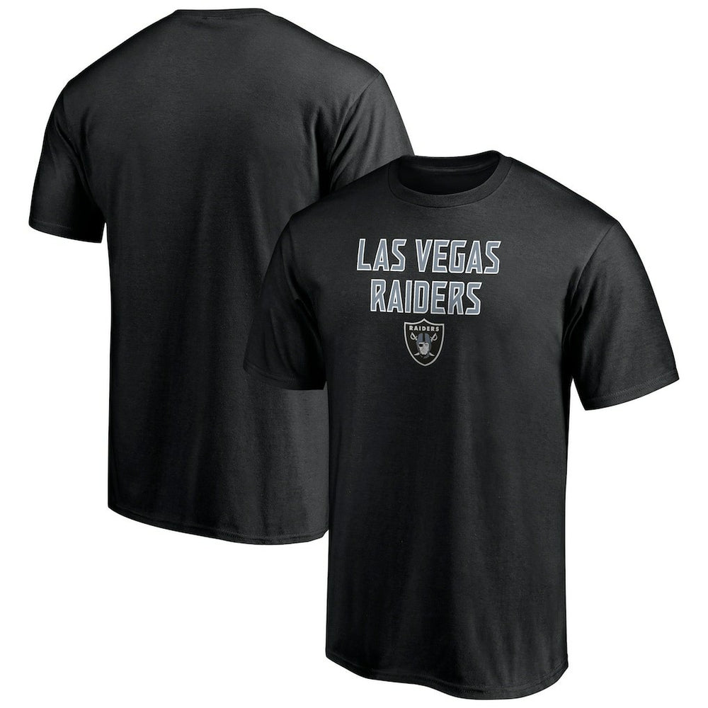 Las Vegas Raiders Game Day Stack T-Shirt Black