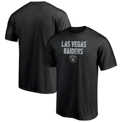 Las Vegas Raiders Game Day Stack T-Shirt Black