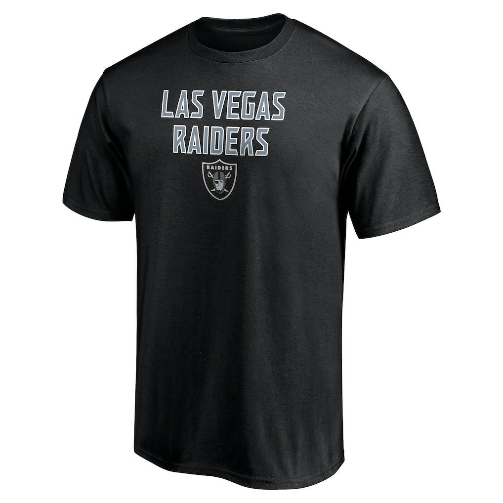Las Vegas Raiders Game Day Stack T-Shirt Black