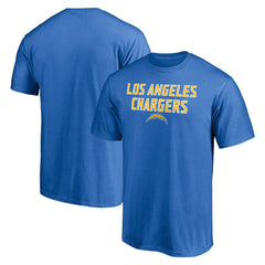 Los Angeles Chargers Game Day Stack T-Shirt Powder Blue