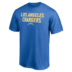Los Angeles Chargers Game Day Stack T-Shirt Powder Blue