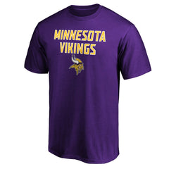 Minnesota Vikings Game Day Stack T-Shirt Purple