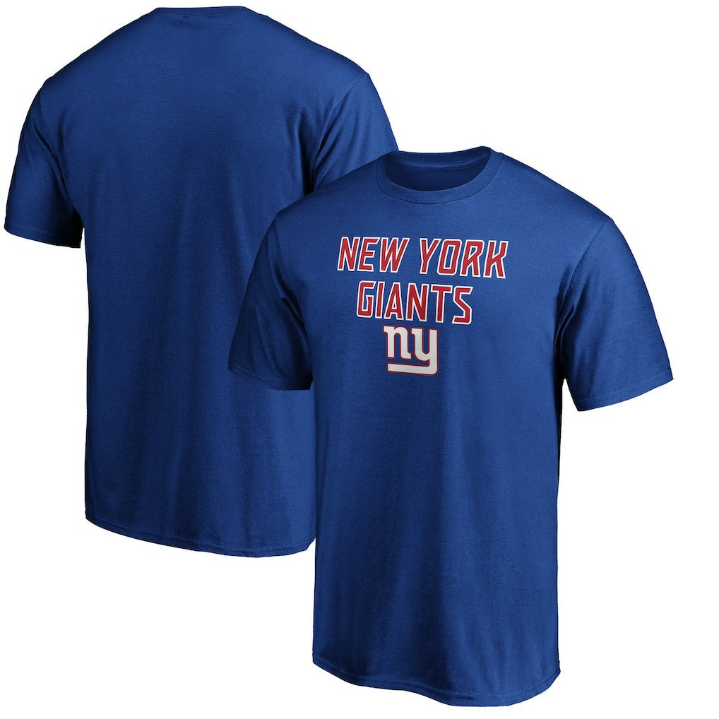 New York Giants Game Day Stack T-Shirt Royal
