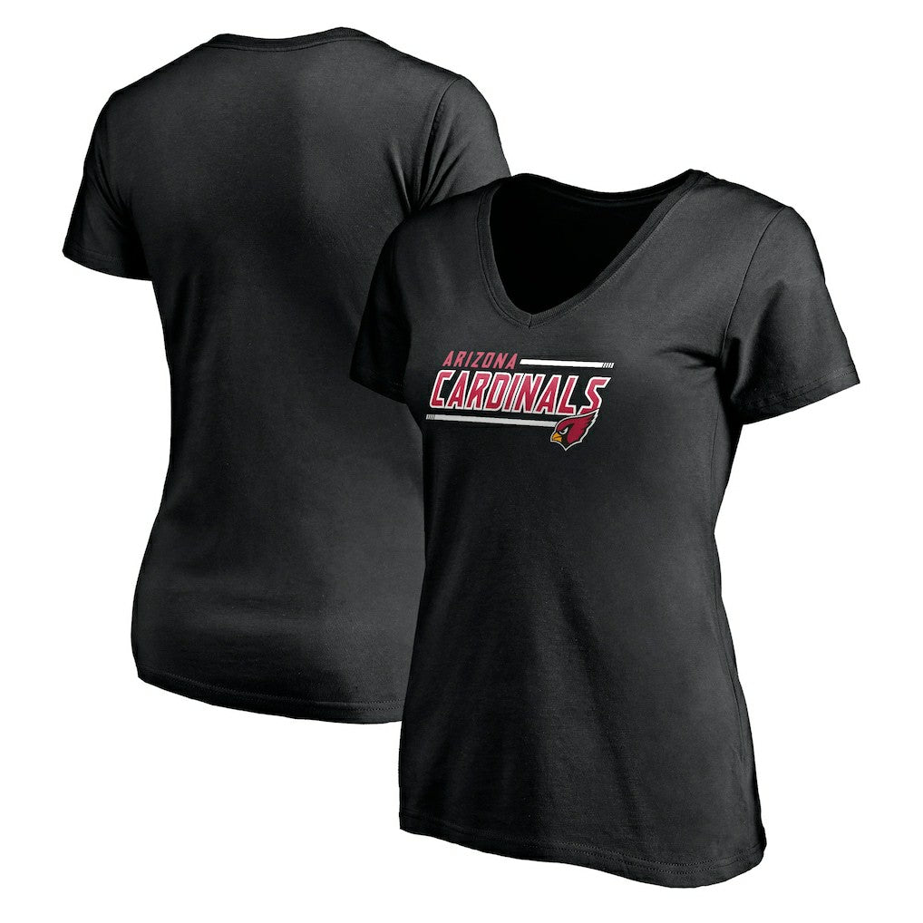 Arizona Cardinals Women's Mascot In Bounds V-Neck T-Shirt Black