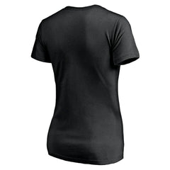 Baltimore Ravens Women's Mascot In Bounds V-Neck T-Shirt Black