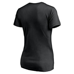 Carolina Panthers Women's Mascot In Bounds V-Neck T-Shirt Black