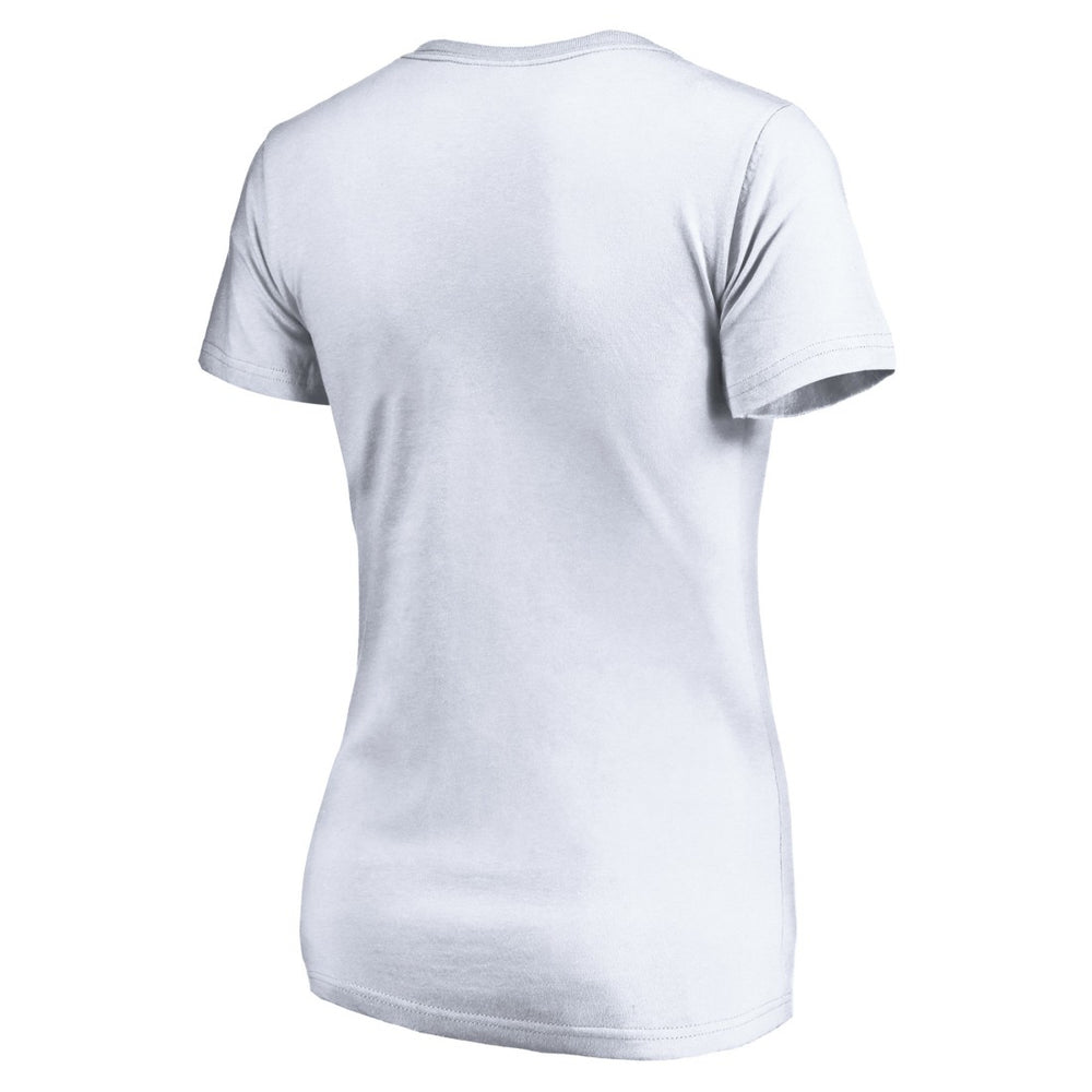 Detroit Lions Women's Mascot In Bounds V-Neck T-Shirt White