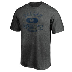 Dallas Cowboys Varsity Issued Throwback T-Shirt Heather Charcoal