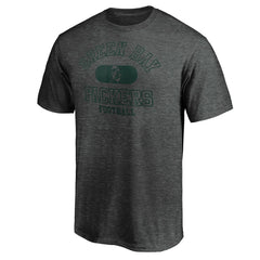 Green Bay Packers Varsity Issued Throwback T-Shirt Heather Charcoal