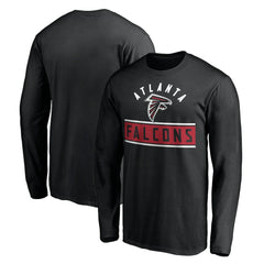 Atlanta Falcons Team Arch Knockout Long Sleeve T-Shirt Black