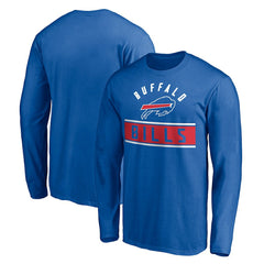 Buffalo Bills Team Arch Knockout Long Sleeve T-Shirt Royal