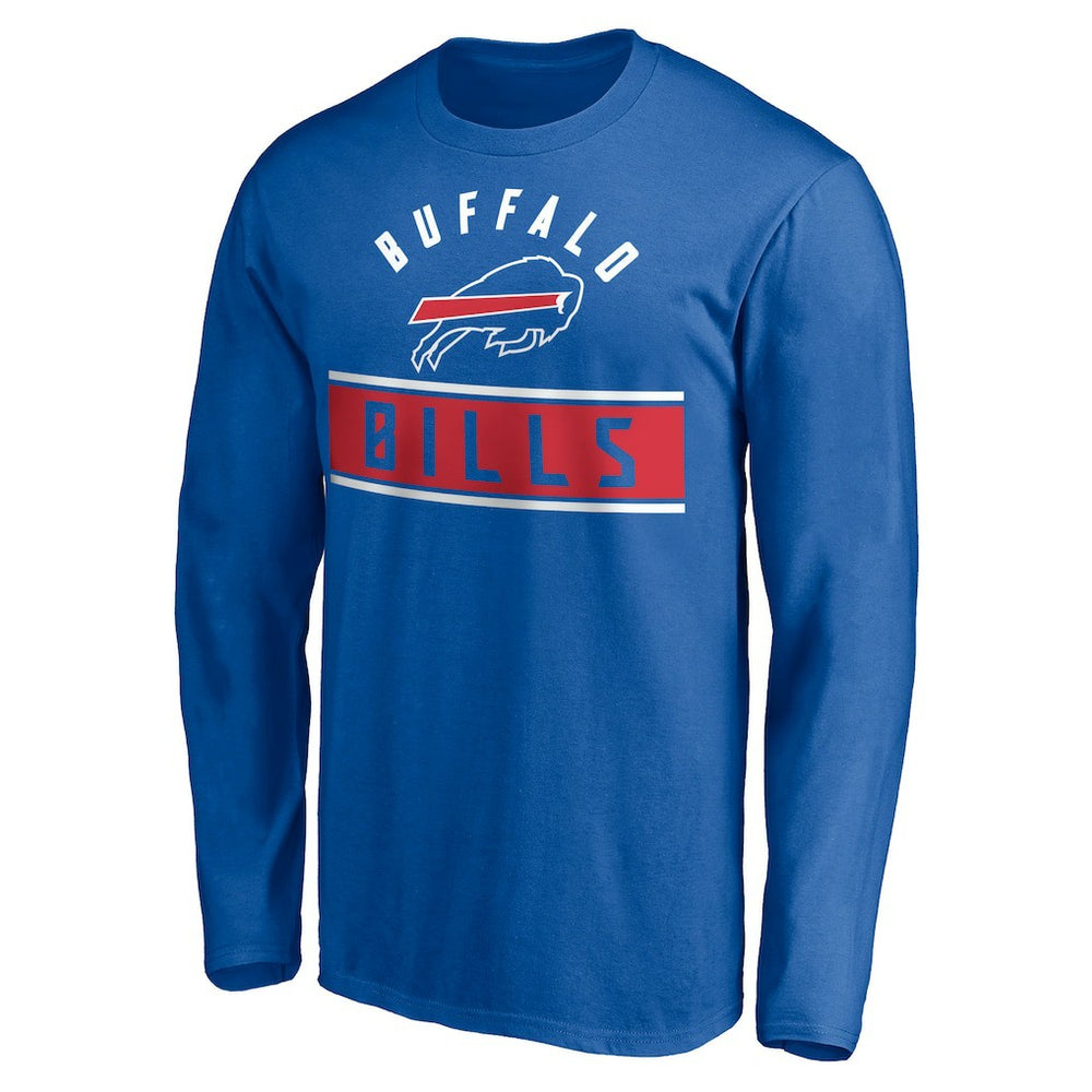 Buffalo Bills Team Arch Knockout Long Sleeve T-Shirt Royal