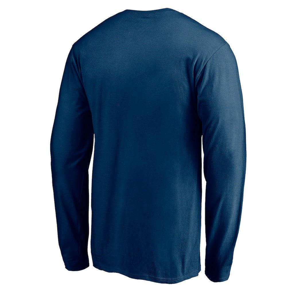 Chicago Bears Team Arch Knockout Long Sleeve T-Shirt Navy