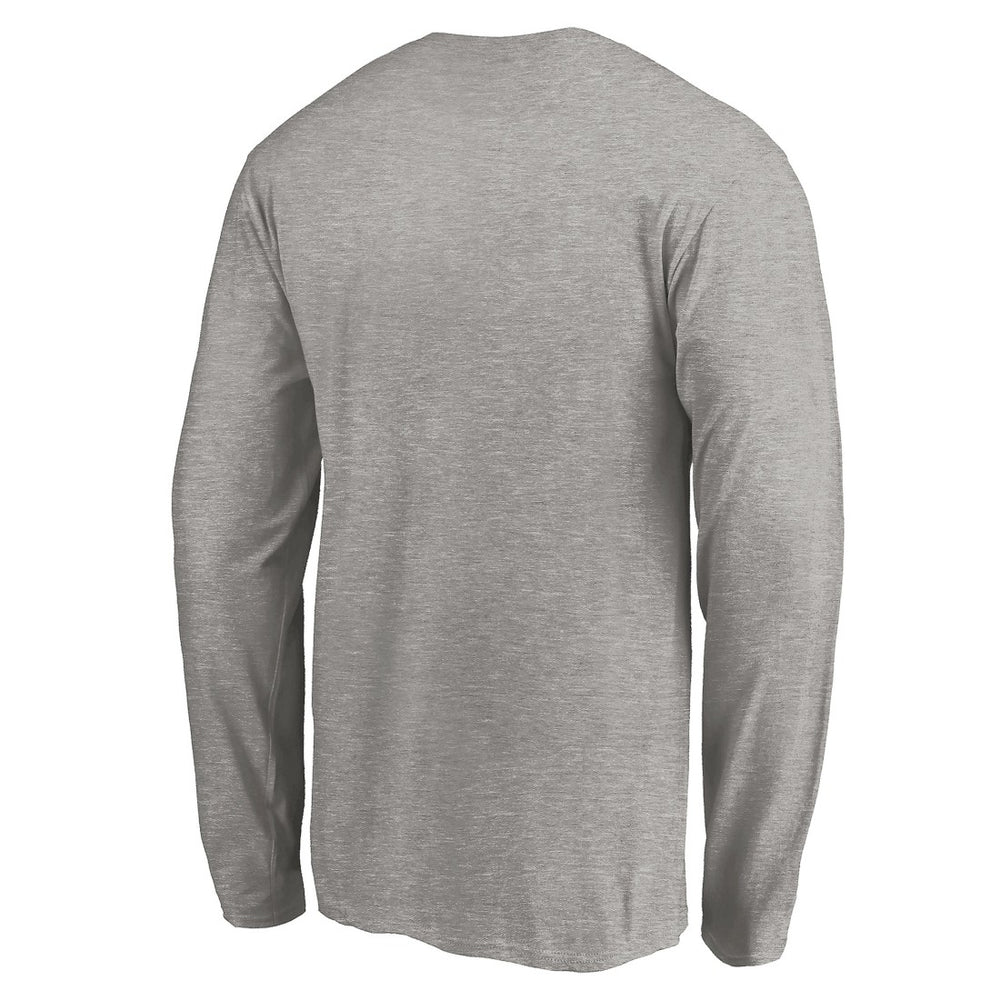 Detroit Lions Team Arch Knockout Long Sleeve T-Shirt Heather Gray