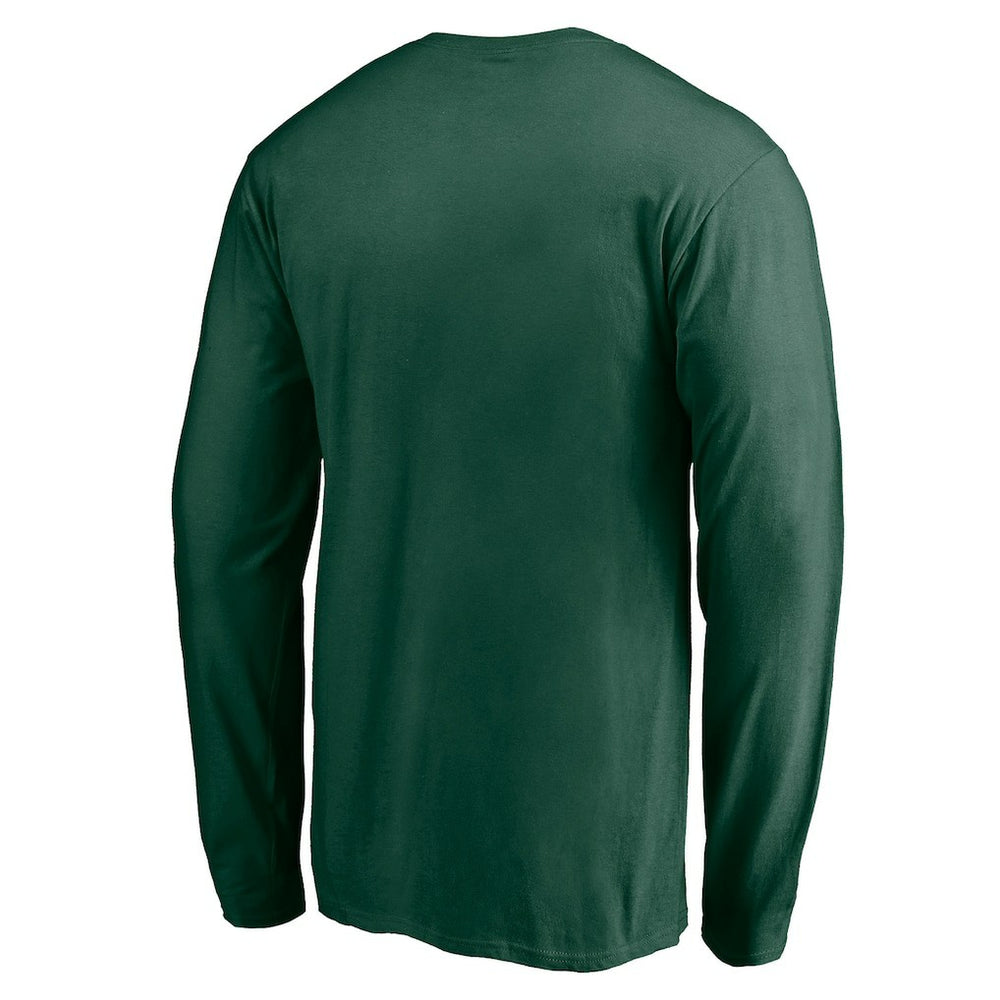 Green Bay Packers Team Arch Knockout Long Sleeve T-Shirt Green