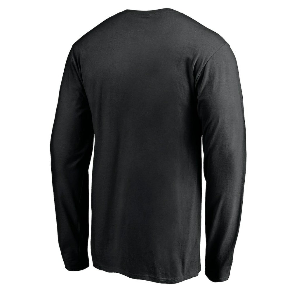 NHL Boston Bruins Team Arch Knockout Long Sleeve T-Shirt - Black