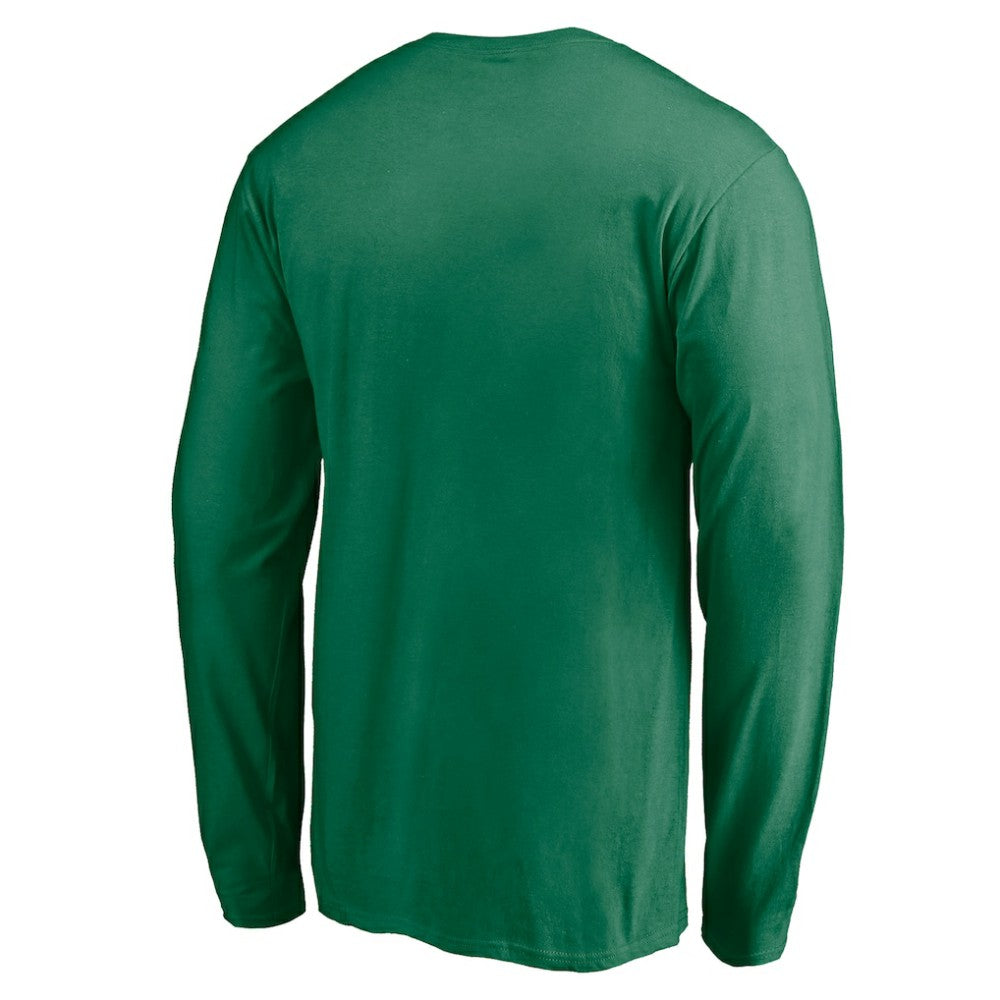 NHL Dallas Stars Team Arch Knockout Long Sleeve T-Shirt - Kelly Green