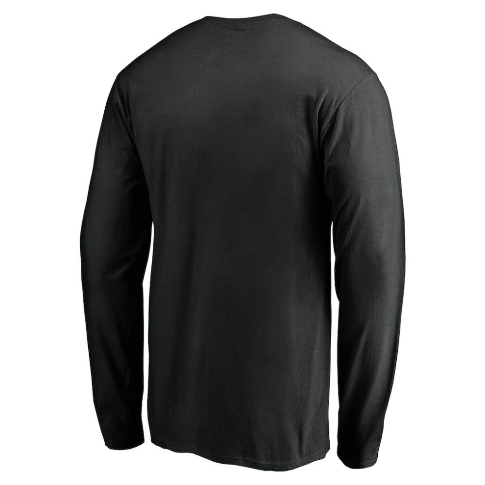 NHL Pittsburgh Penguins Team Arch Knockout Long Sleeve T-Shirt - Black