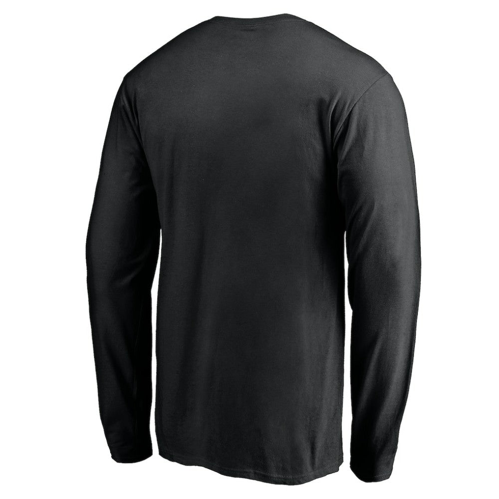 NHL Vegas Golden Knights Team Arch Knockout Long Sleeve T-Shirt - Black