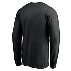 NHL Vegas Golden Knights Team Arch Knockout Long Sleeve T-Shirt - Black