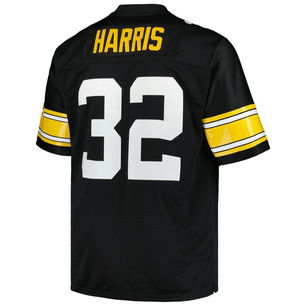 Franco Harris Pittsburgh Steelers Big & Tall 1976 Legacy Retired Player Jersey Black