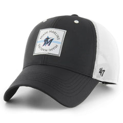 Miami Marlins '47 Disburse MVP Trucker Adjustable Hat - Black Hats