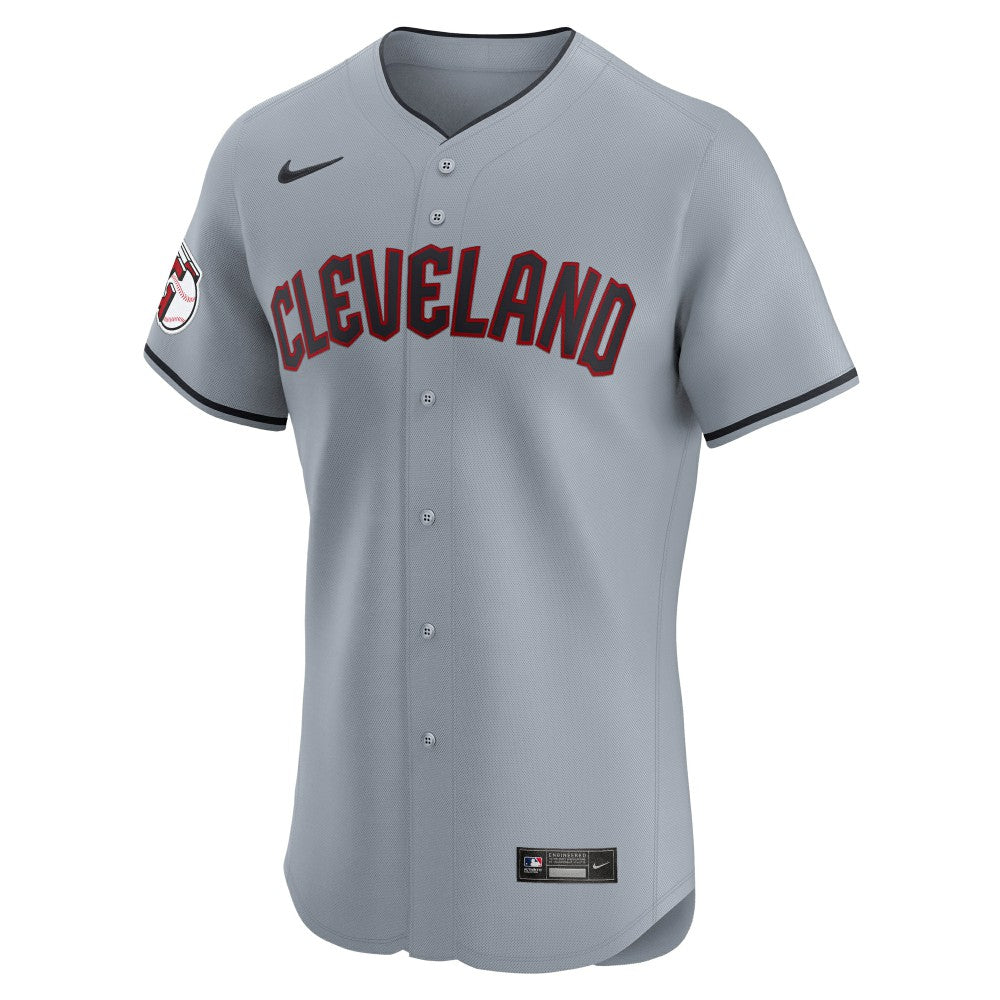 Cleveland Guardians Nike Alternate Vapor Premier Elite Patch Jersey - Gray Jerseys